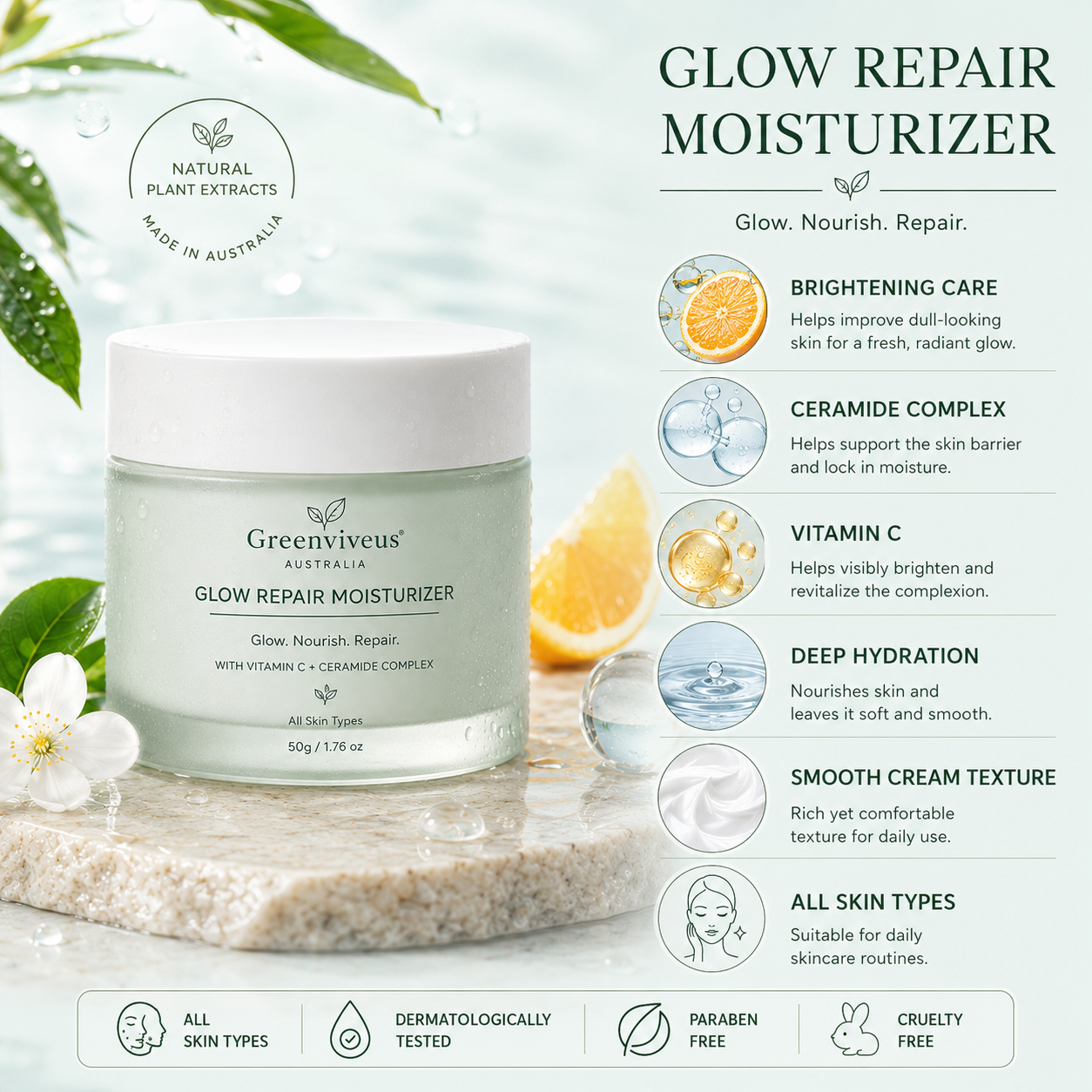 Greenviveus® Glow Repair Moisturizer