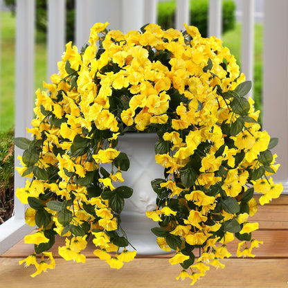 🔥Last Day 75% OFF🔥-On Sale-Artificial Faux Hanging Flowers Plants - UV resistant, Waterproof,Windproof