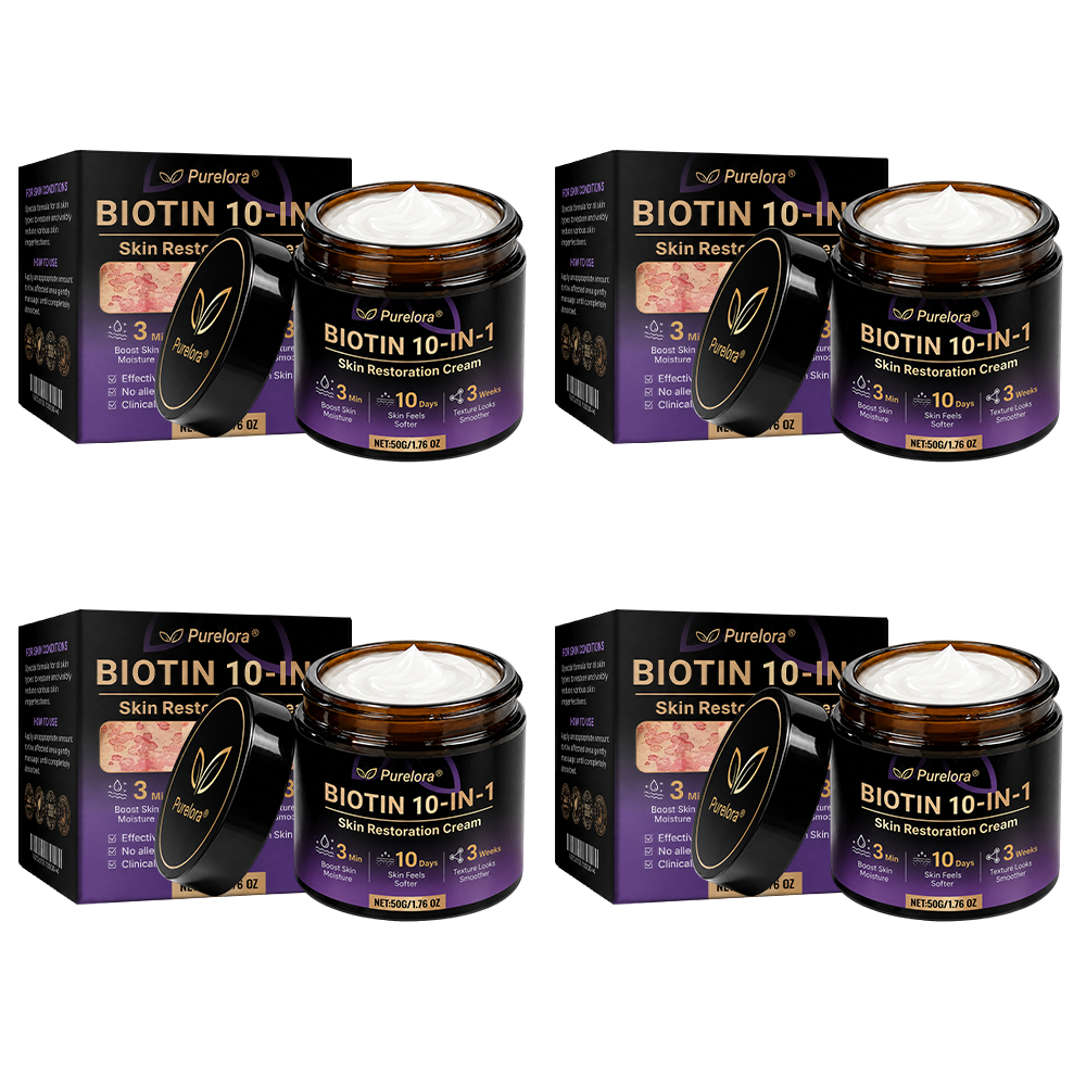 Made and shipped from Australia 🍁 Purelora® Biotin 10-in-1 Skin Repair Cream — Last day of the sale: 25% off.
