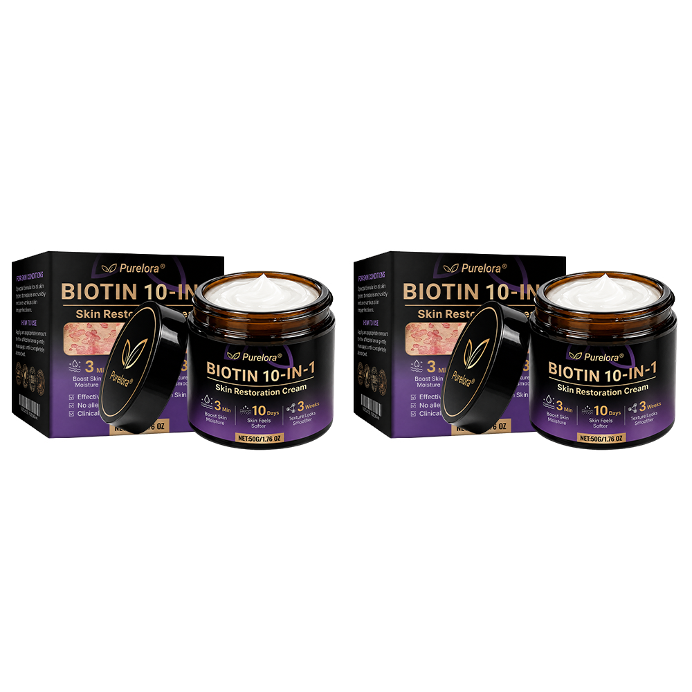 Made and shipped from Australia 🍁 Purelora® Biotin 10-in-1 Skin Repair Cream — Last day of the sale: 25% off.