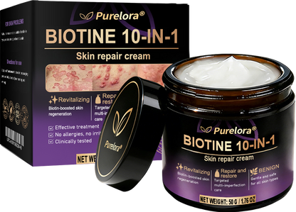 Made and shipped from Australia 🍁 Purelora® Biotin 10-in-1 Skin Repair Cream — Last day of the sale: 25% off.