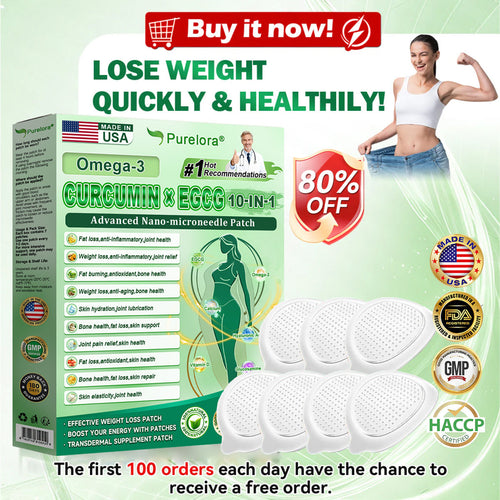 🔥 New Launch | Purelora® 10-in-1 Nanomicroneedle Patch: Berberine, Apple Cider Vinegar, and EGCG — Burns stubborn fat • Reduces wrinkles • Supports joint comfort (Visible results in just 7 days)