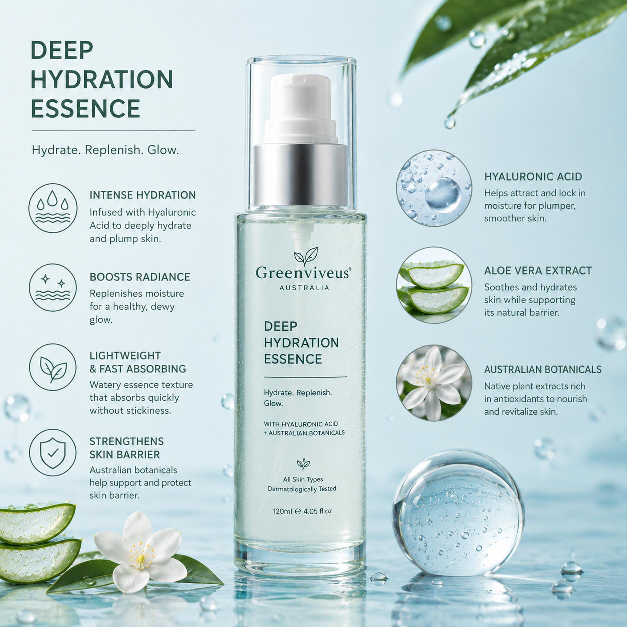 Greenviveus® Deep Hydration Essence
