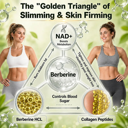 Curalona® Nano-Micro-Exfoliation Patches—infused with berberine, designed to support metabolism, control appetite, and sculpt a firmer, more defined abdominal contour.