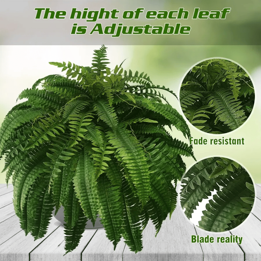 ☀️Last Day 75% OFF--🪴UV Resistant Lifelike Artificial Boston Fern