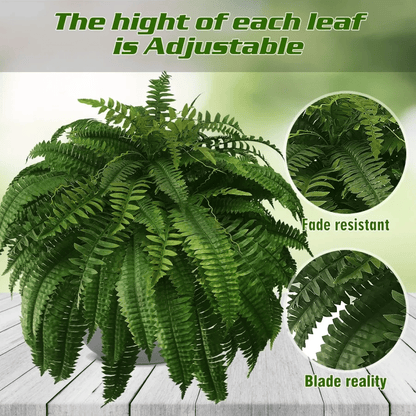 ☀️Last Day 75% OFF--🪴UV Resistant Lifelike Artificial Boston Fern