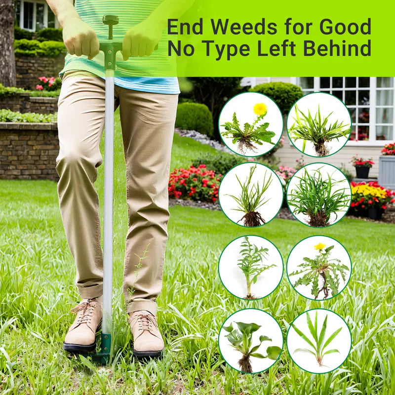 Stand-Up Lawn Root Puller