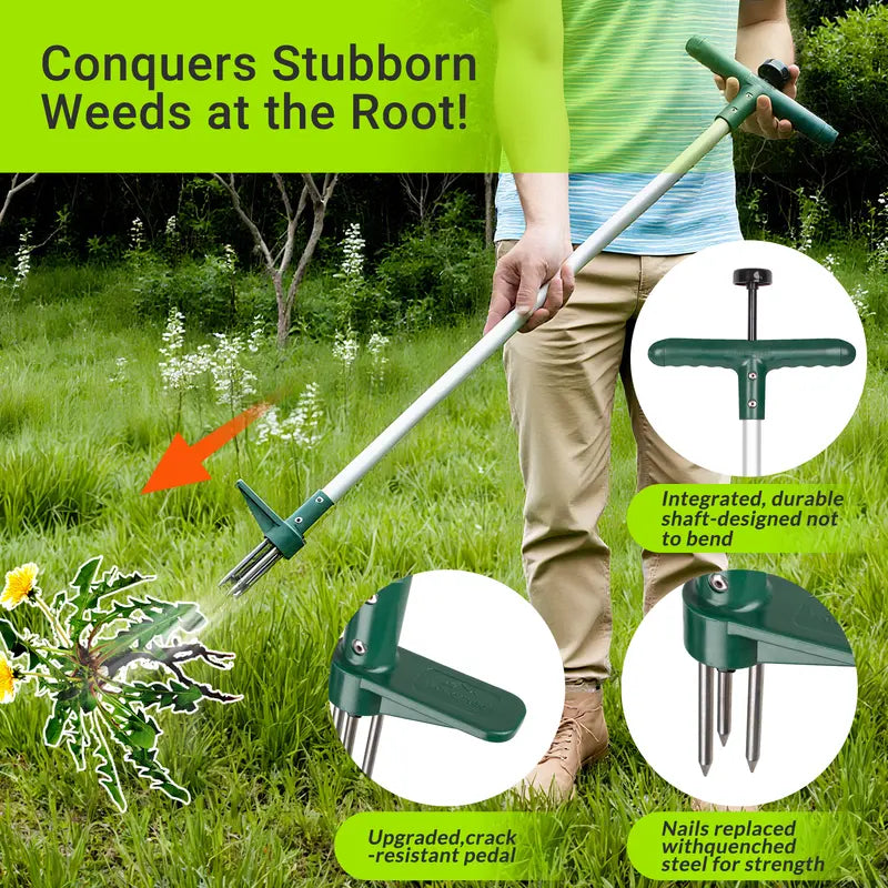 Stand-Up Lawn Root Puller