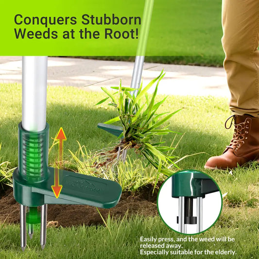 Stand-Up Lawn Root Puller