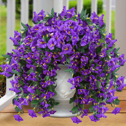 🔥Last Day 75% OFF🔥-On Sale-Artificial Faux Hanging Flowers Plants - UV resistant, Waterproof,Windproof